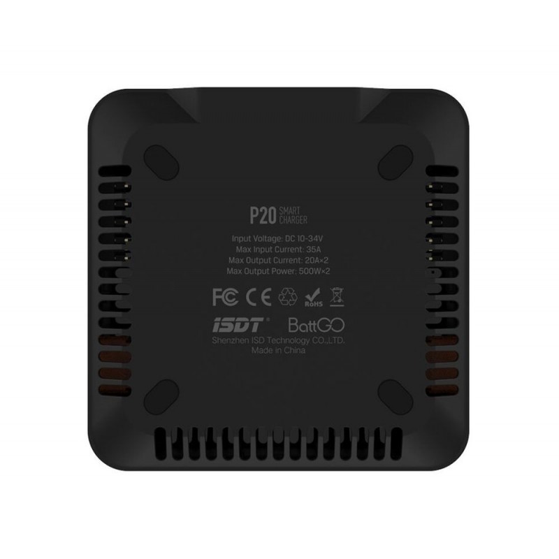ISDT P20 Cargador Inteligente Dual  1S - 8S 20A DC 500W-11100