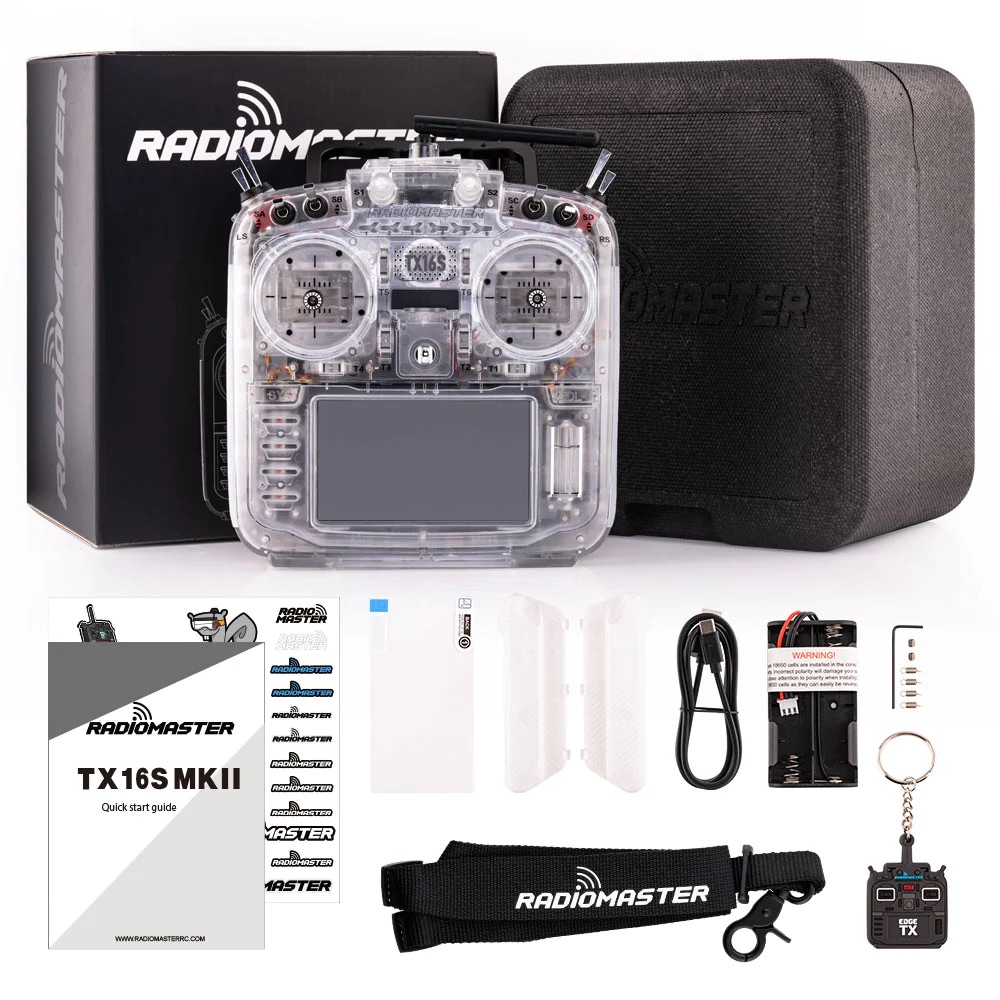 RadioMaster TX16S MKII Hall V4.0 Transparente (ExpressLRS)-10883