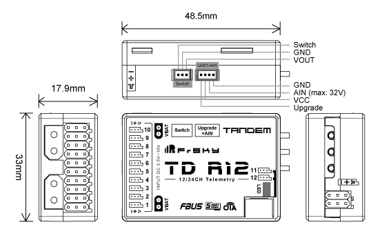 FrSky TD R12 Dual 2.4Ghz & 868Mhz 120CH OTA (copia)-10792