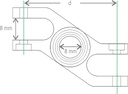 Cono Hélice Plegable Aeronaut 40mm con muleta Z-8770