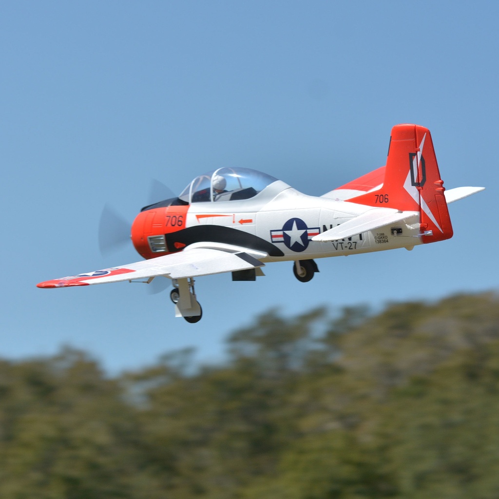 FMS T-28D Trojan V4 Rojo 1400mm PNP-7364