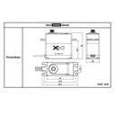 FrSky Xact S5451 Digital Metal Coreless 20mm 72g 11.2Kg