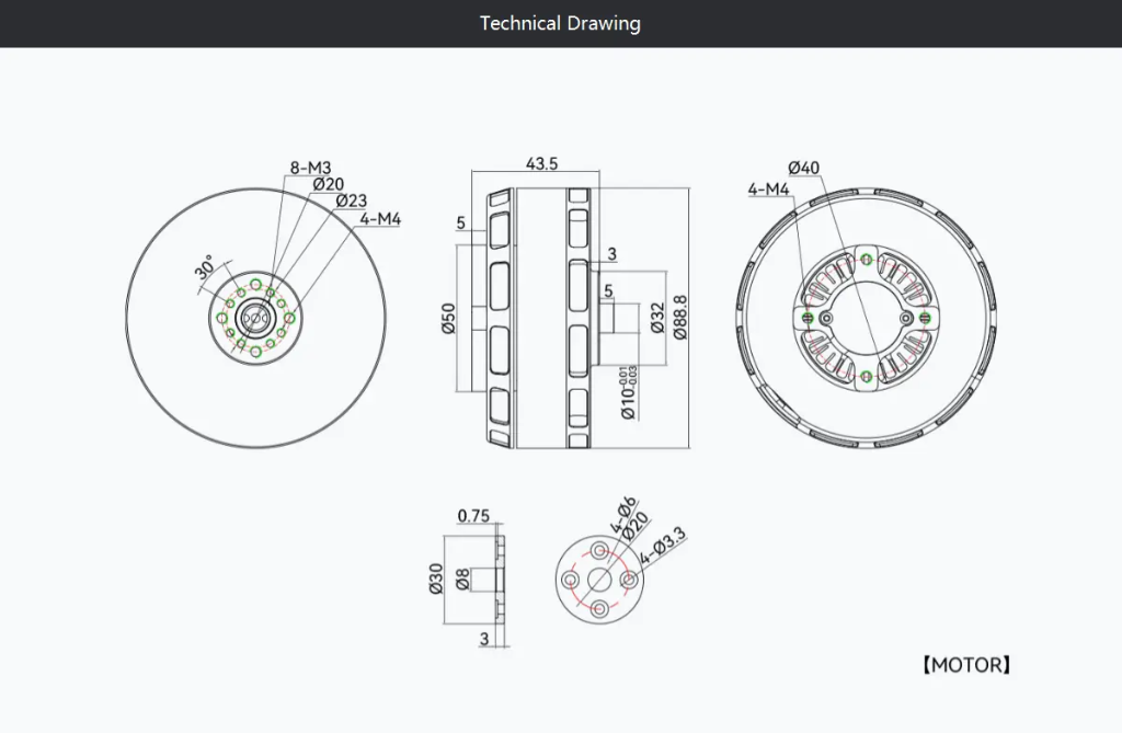 Tmotor VL8018 180KV VTOL