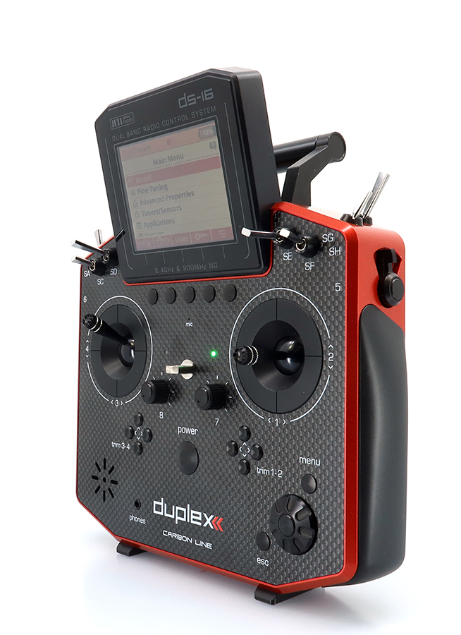 JETI DUPLEX DS-16 II EX Carbon Multimode Roja Lacado + R10
