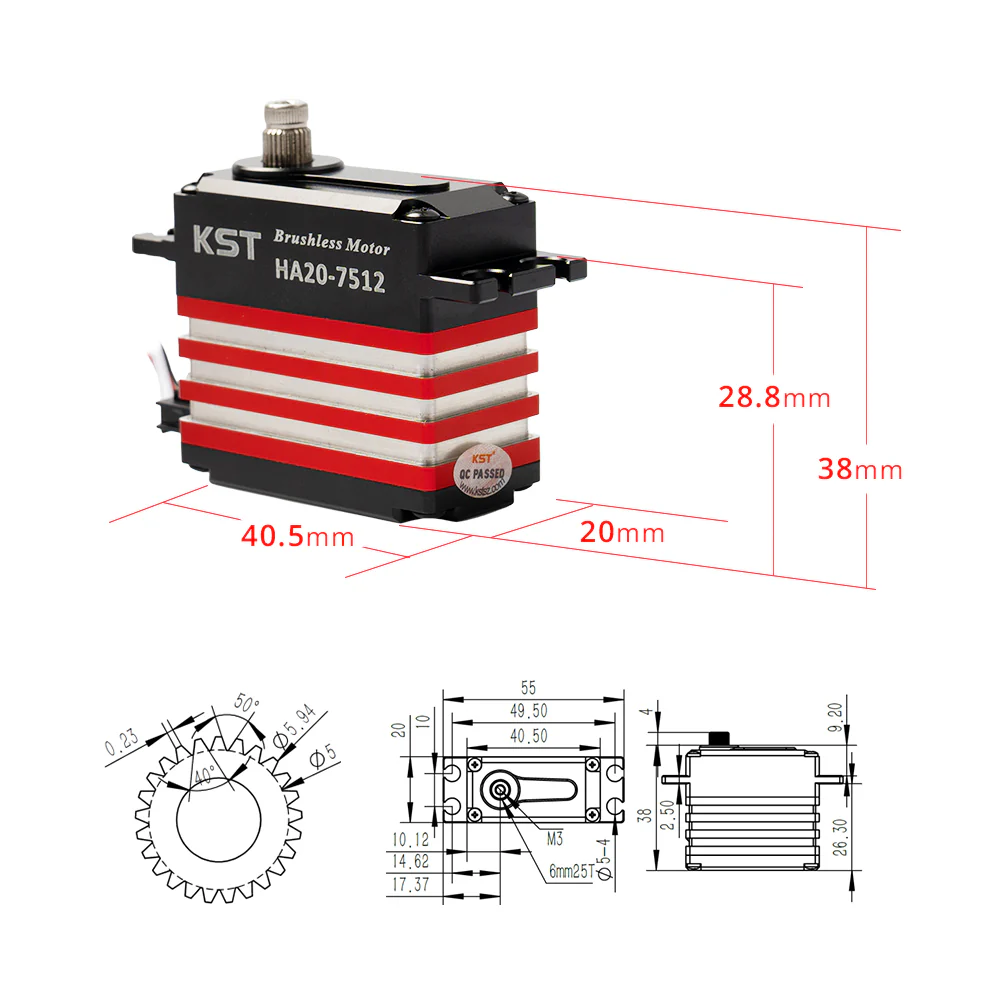 KST HA20-7512 HV 20mm 70g 82kg