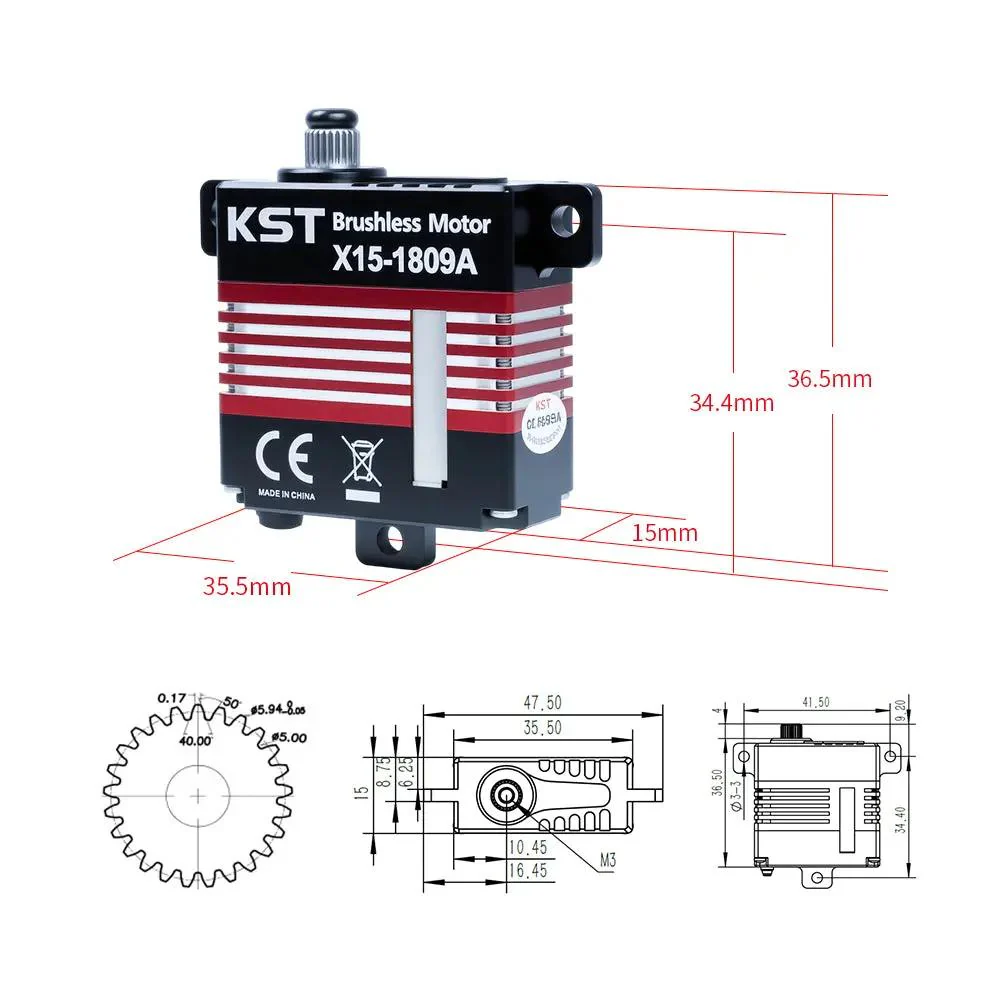 KST X15-1809A HV 15mm 45g 24Kg