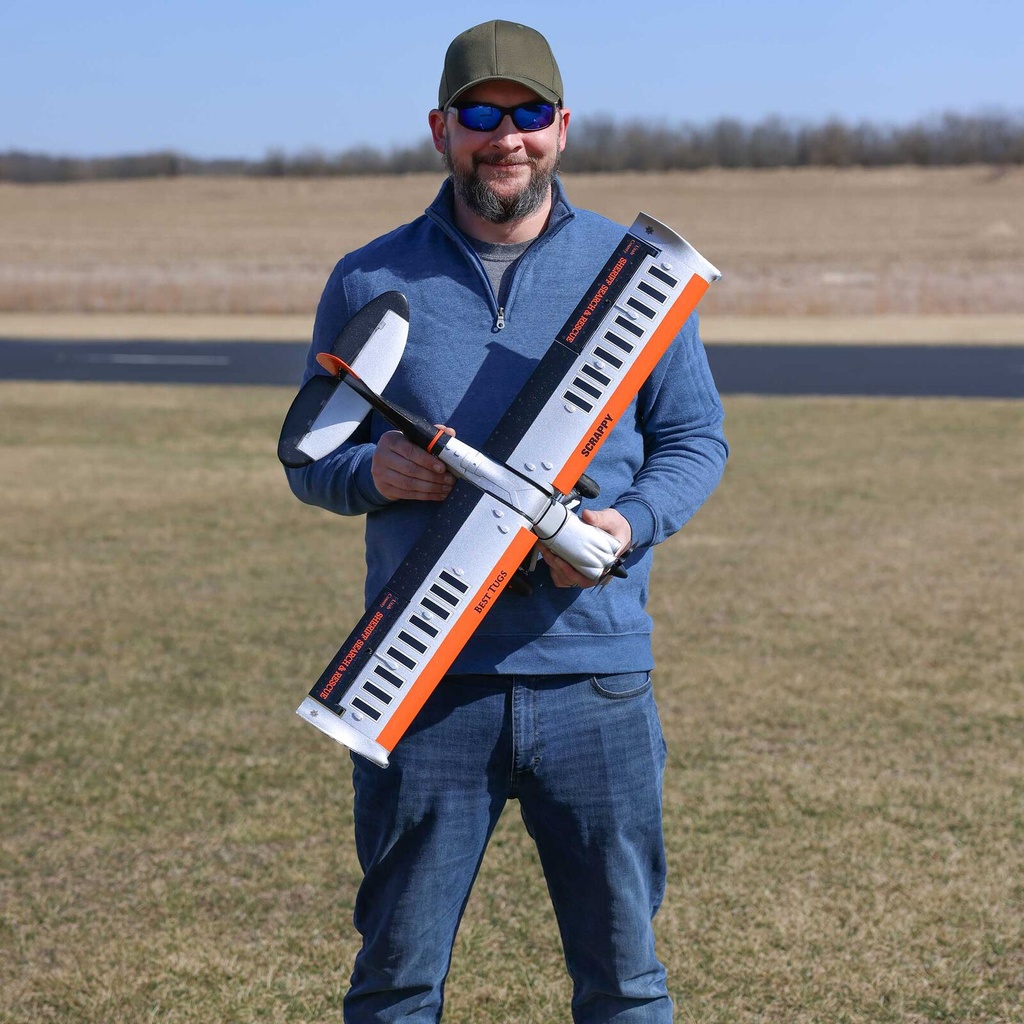 E-flite Micro Scrappy 800mm BNF Basic con AS3X & SAFE Select