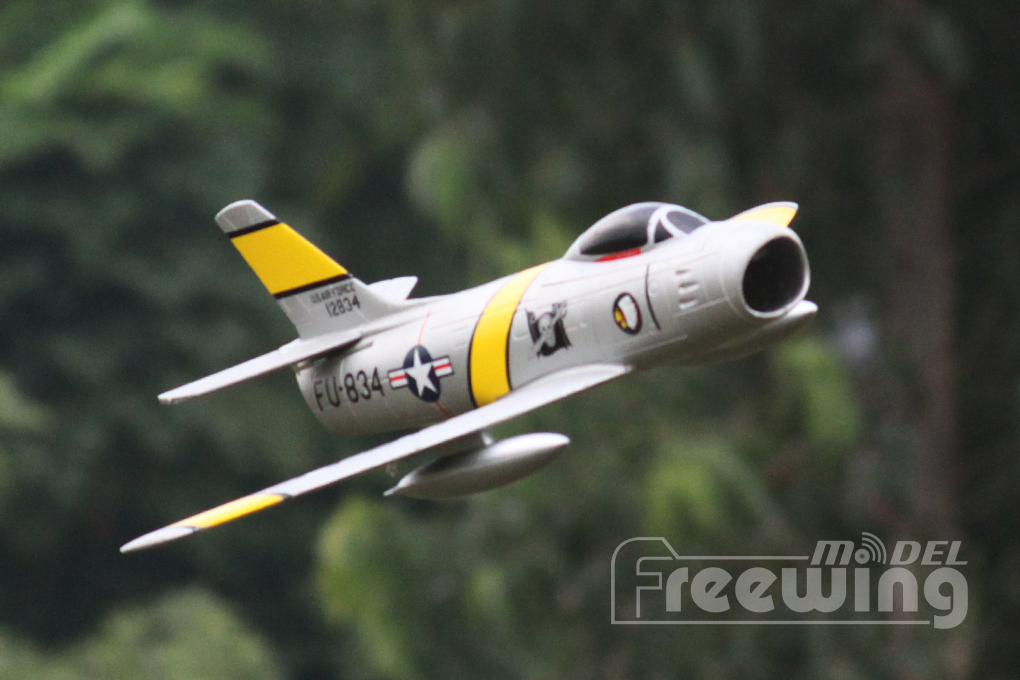 Freewing F-86 Sabre Jolley Roger 64mm EDF PNP