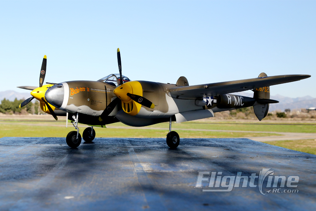 FlightLine P-38L Lightning &quot;Allied Green&quot; 1600mm PNP