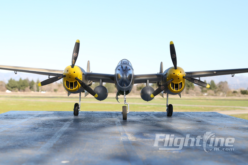 FlightLine P-38L Lightning &quot;Allied Green&quot; 1600mm PNP