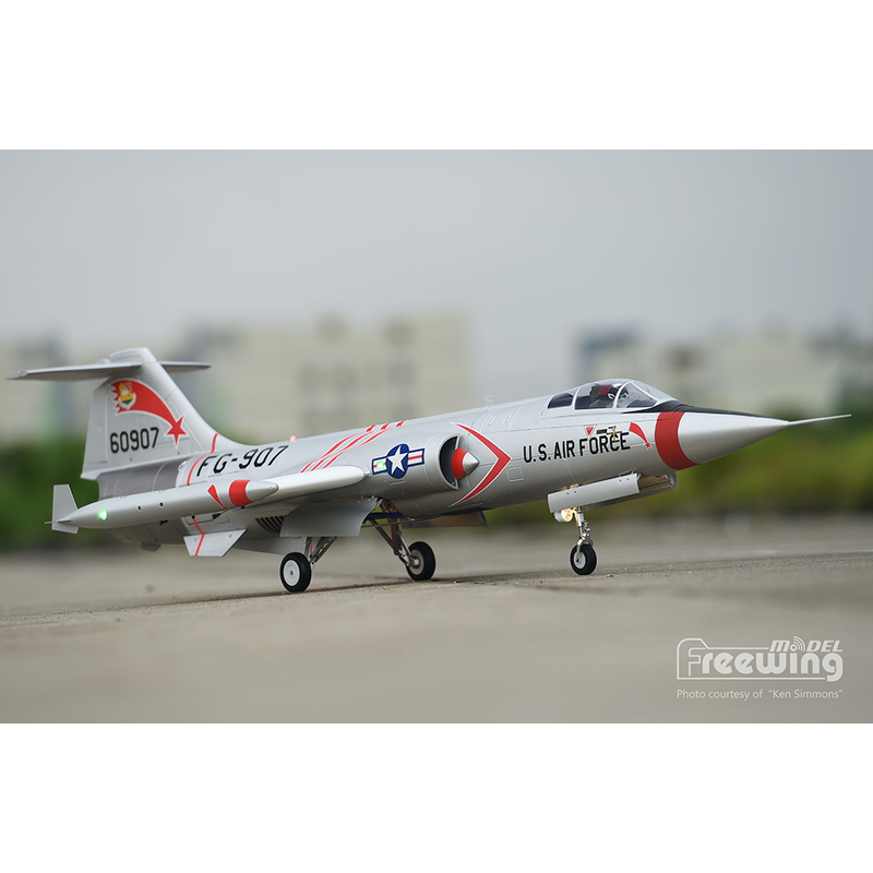 Freewing F-104 Starfighter Silver 90mm EDF PNP (Deluxe Edition)