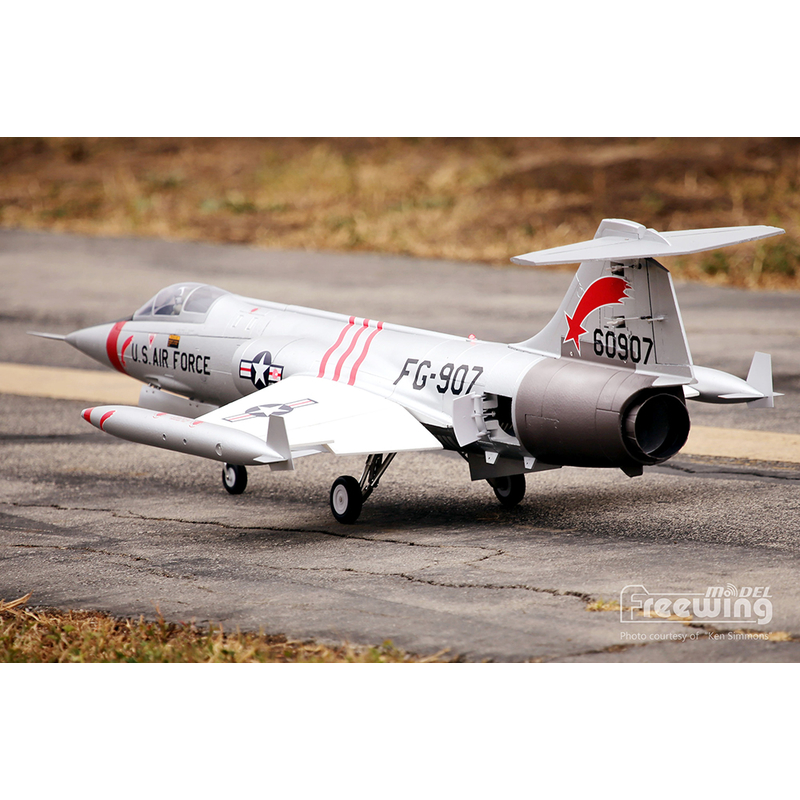 Freewing F-104 Starfighter Silver 90mm EDF PNP (Deluxe Edition)