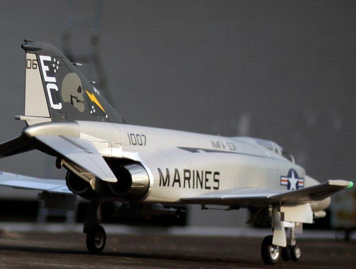 Freewing F-4 Phantom II Ghost Grey 6S 90mm EDF PNP