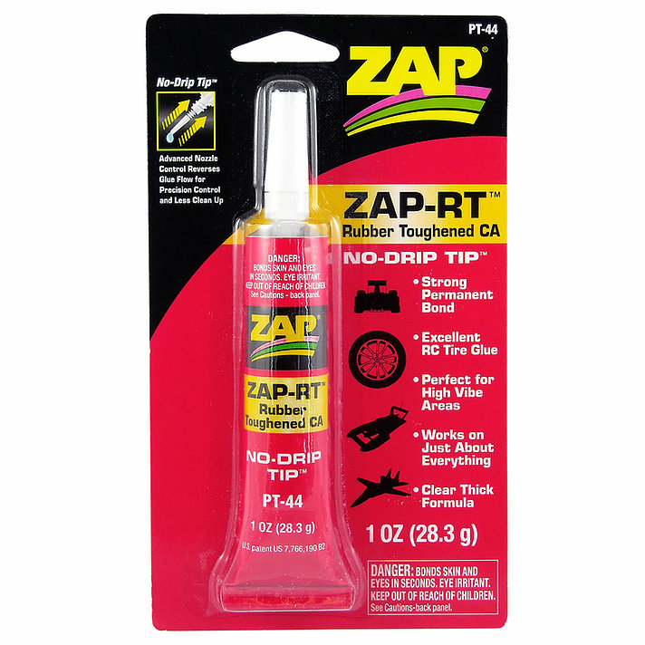 ZAP-RT (Rubber Toughened)  CA 29.5g Thick Viscosity