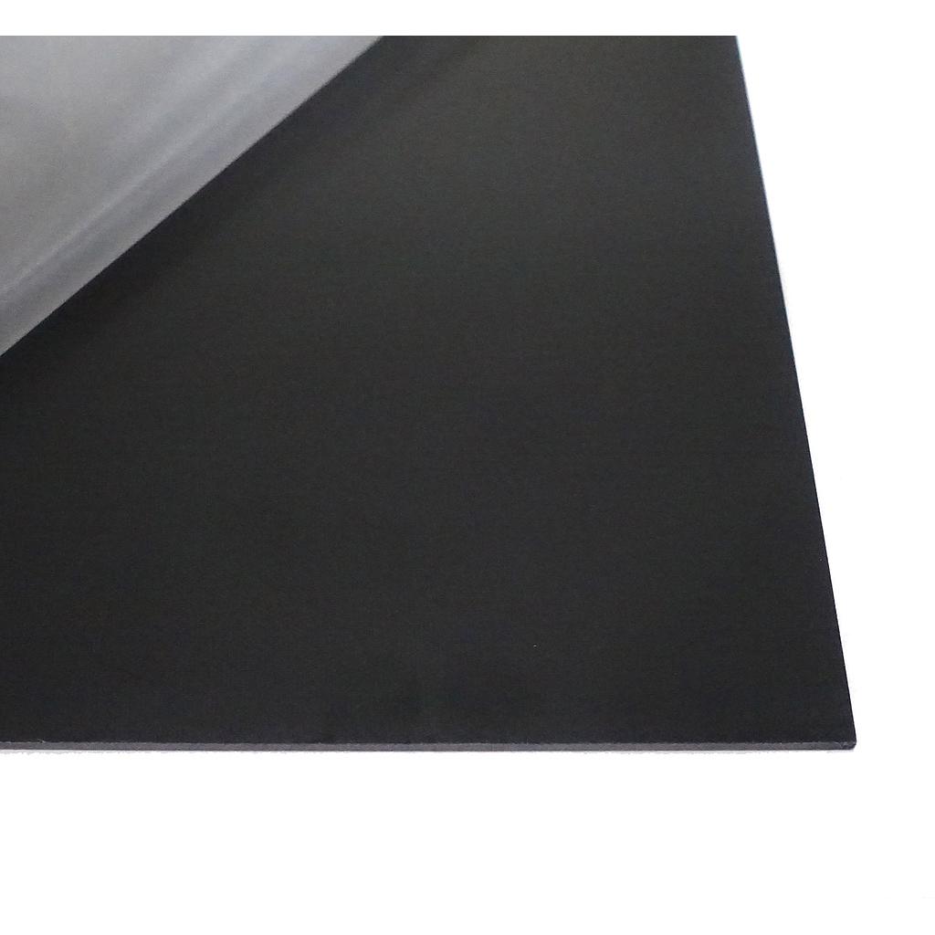 Plancha de fibra de vidrio G10 negra 250x200x2.5mm