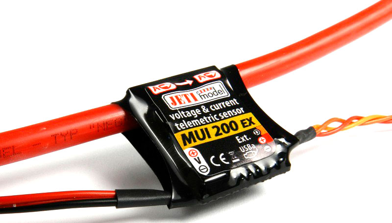 Jeti Telemetry Voltage & Current Sensor MUI75 EX 200A