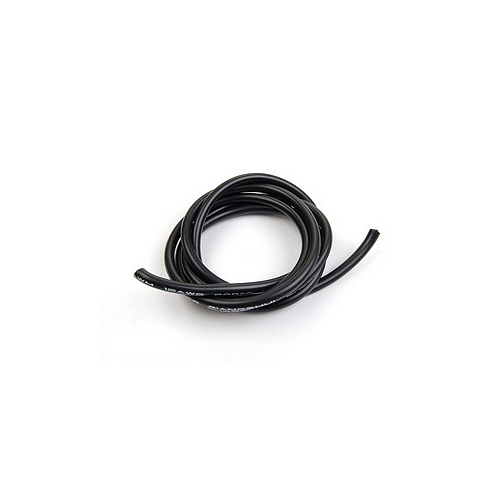Silicone wire 28AWG Black 1 meter