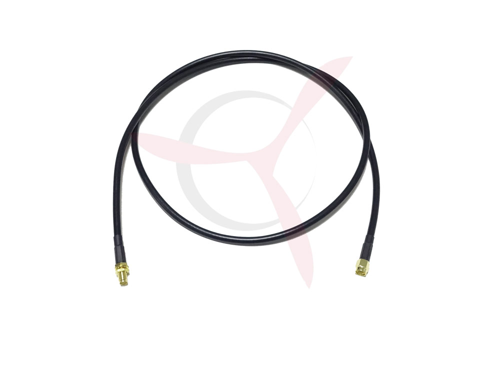 Antenna RP-SMA Male Cable To RP-SMA Female Pigtail Wireless 100CM