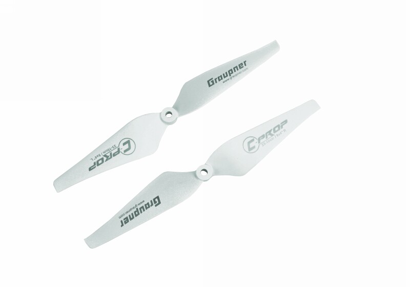 Graupner Copter Prop  9x4&quot;  8mm (pair) White