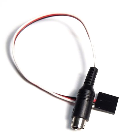 Cable 6 pin Mini-Din a 5p Molex para JR Radio