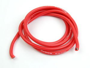 Cable de silicona 18 AWG Rojo 1 metro