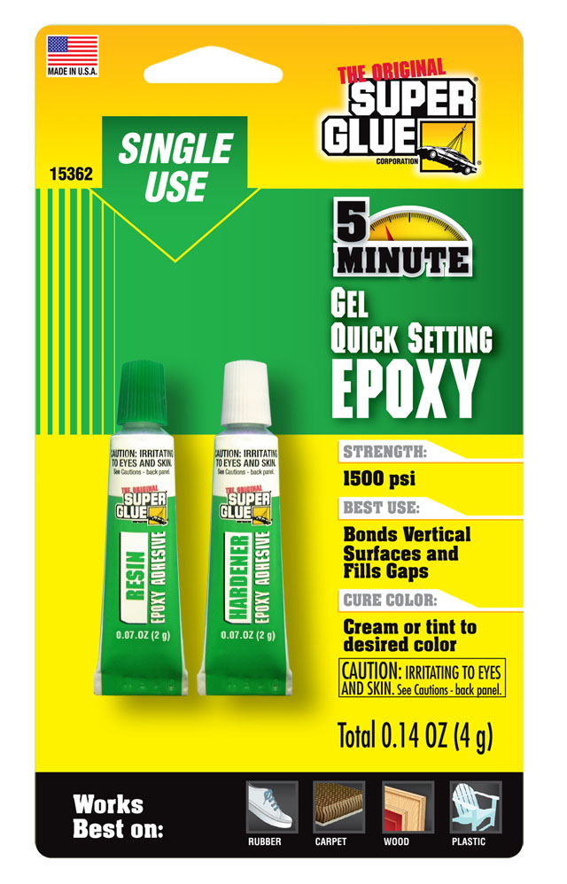 Super Glue Gel Epoxy 5 Minutes 4g