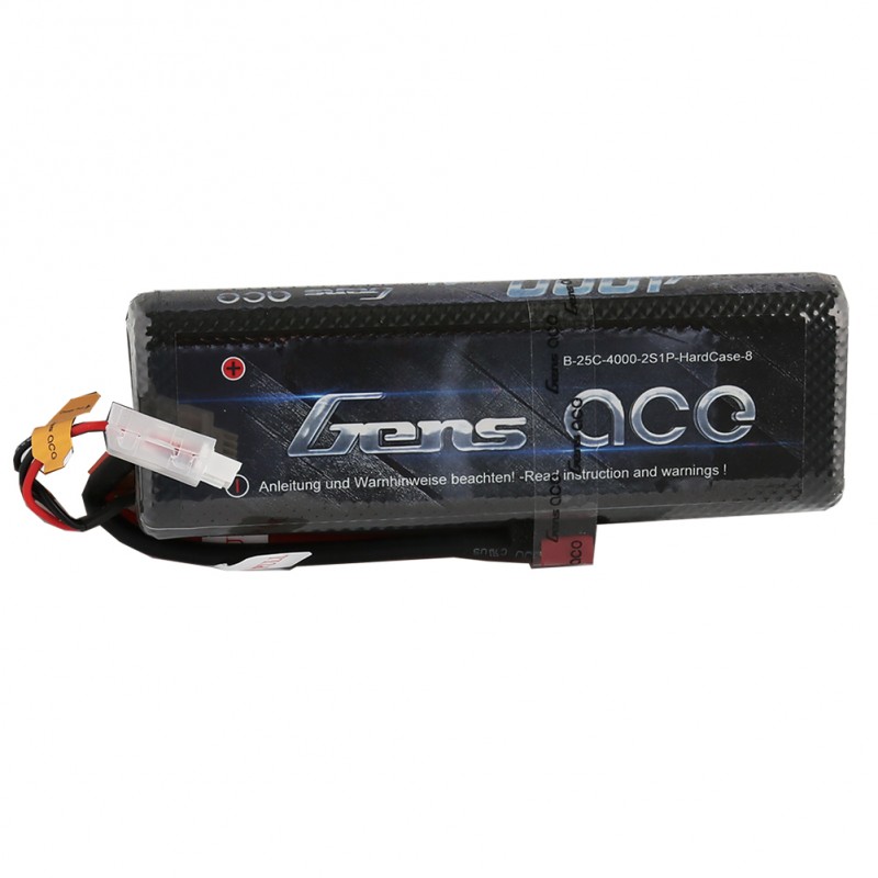 Batería LiPo Gens ACE 2s 7.4V 4000mAh 25C HardCase