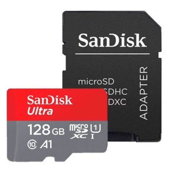 SanDisk Ultra 128GB microSD A1 10 Class