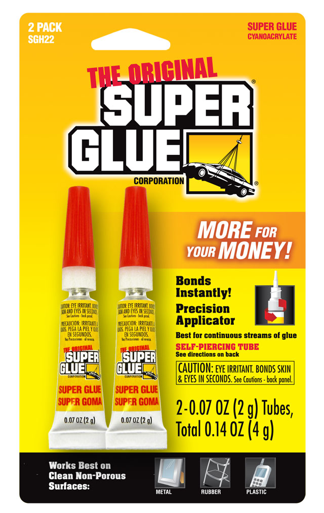 Super Glue Pack 2 Tubes 4g