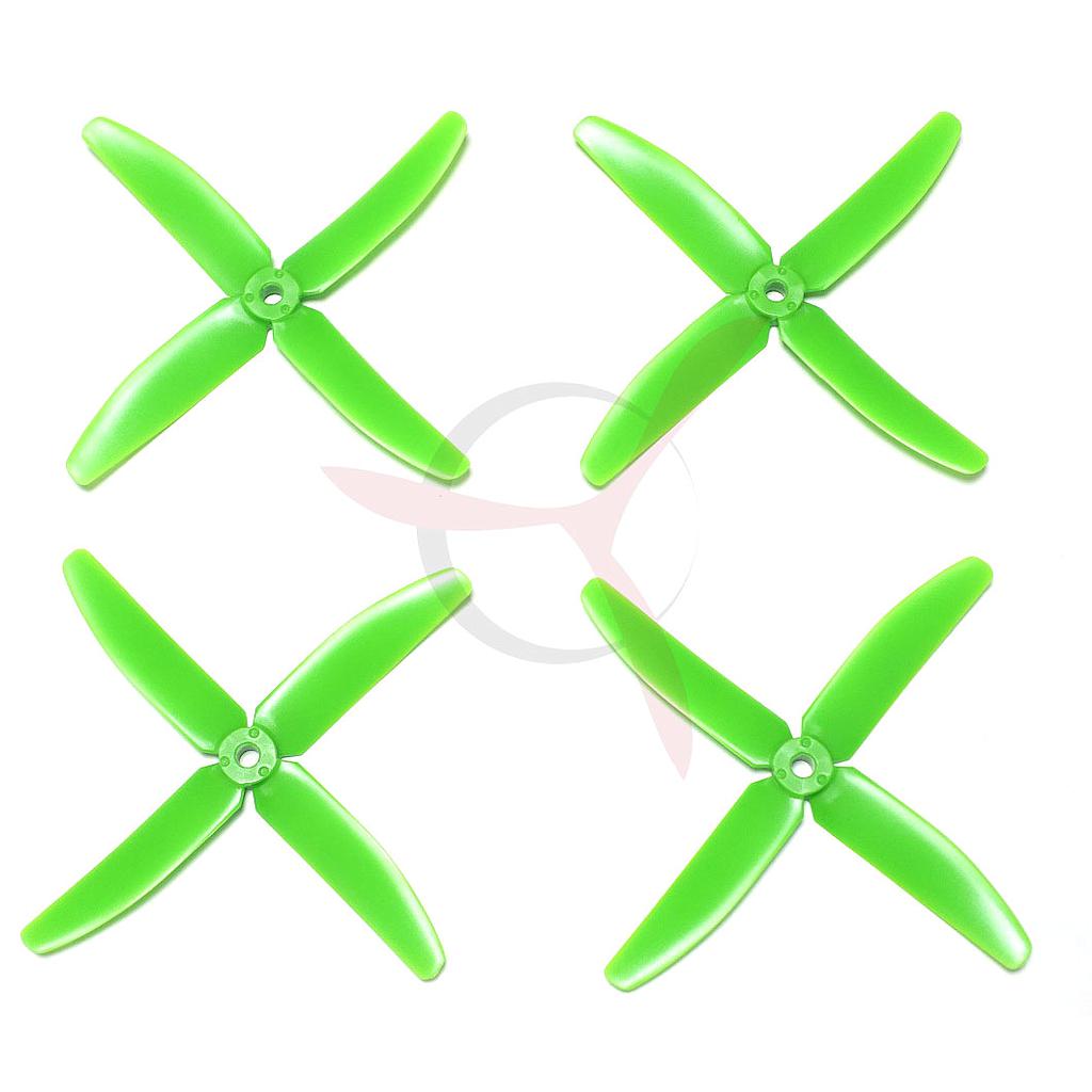 Hélice XSH 5040 4 palas policarbonato verdes (2 parejas)
