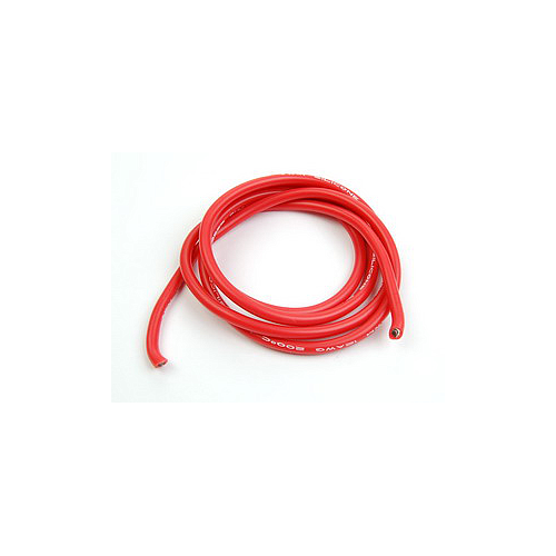 Cable de silicona 24 AWG Rojo 1 metro