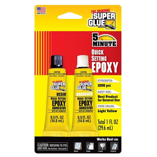 Super Glue Epoxy 5 Minutes 29.6ml
