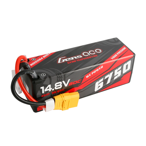 Batería LiPo Gens ACE G-Tech 4s 14.8V 6750mAh 60C HardCase