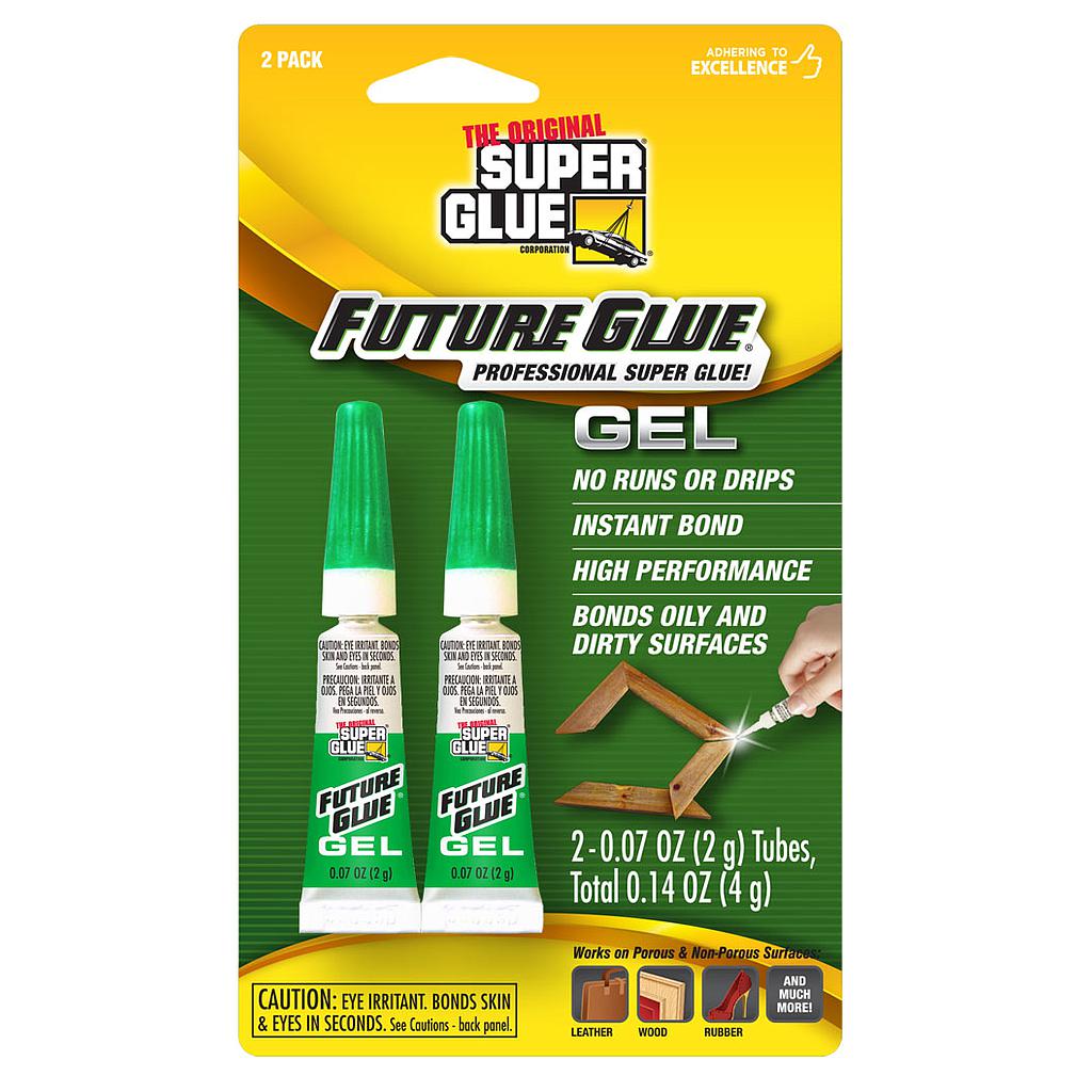 Super Glue Gel Future Glue Pack 2 Tubes 4g