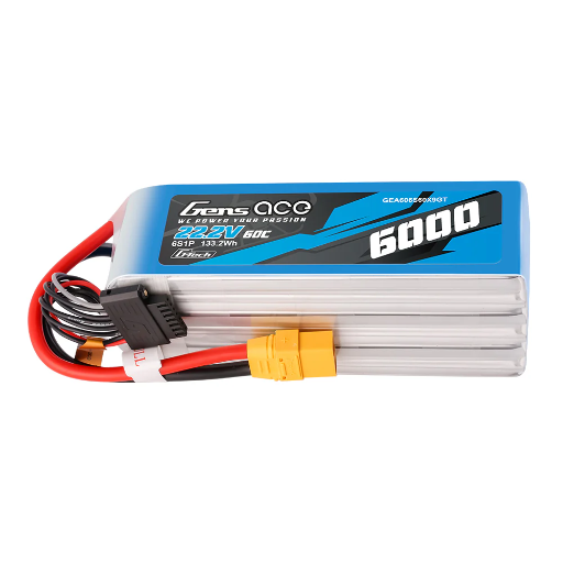 Gens ACE G-Tech 6s 6000mAh 22.2V 60C Lipo Battery