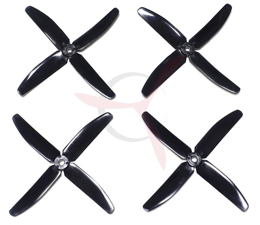 XSH 5040 4 blade PC glass color black (2 pairs)