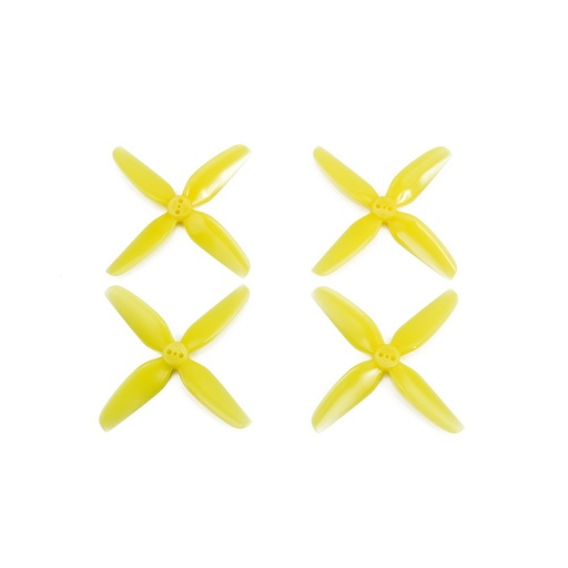 Hélices HQ T3.1X3X4 1.5MM 4 Palas amarillo (2 Parejas)