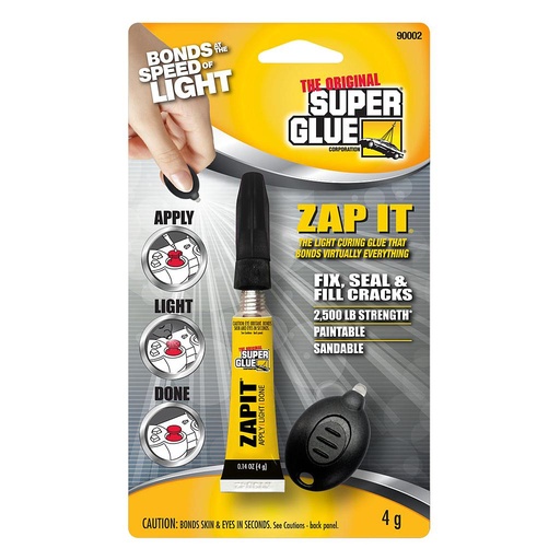 Super Glue Zapit UV Cure 4g