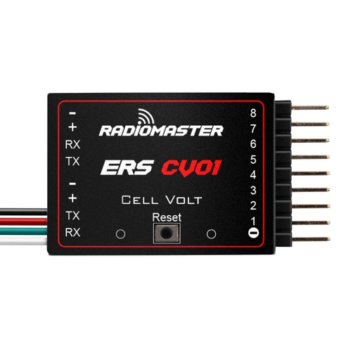 RadioMaster ERS-CV01 - Sensor de Voltaje Celdas para receptores PWM ExpressLRS