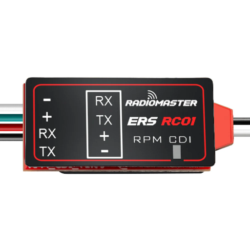 RadioMaster ERS-RC01 - Sensor RPM para Motores CDI Gasolina compatible con Receptores ExpressLRS