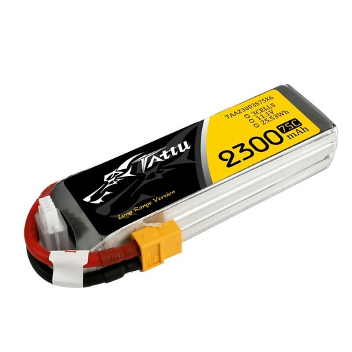 Batería LiPo TATTU 3s 2300mAh 75C