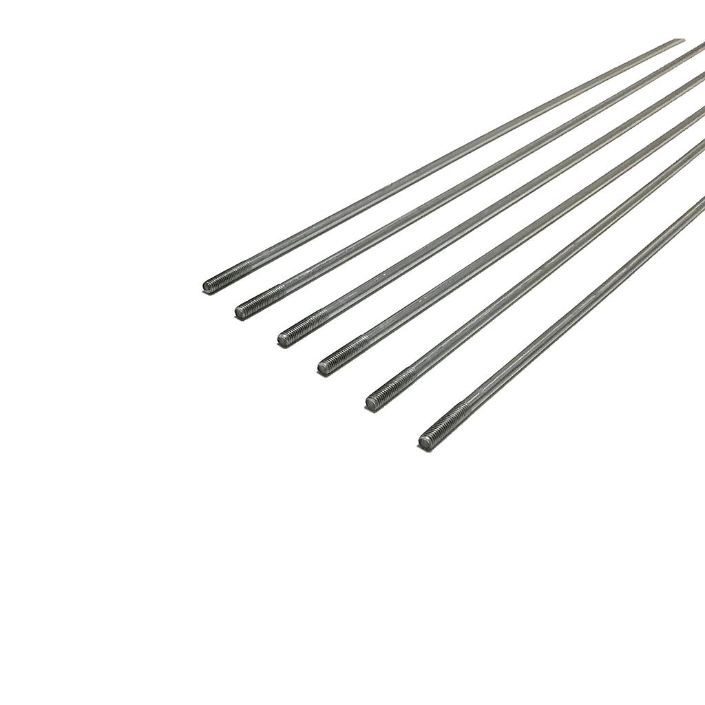 MP JET Zinc Stainless Steel Rod 2mm FG2.3 thread 290mm ( 6 units )