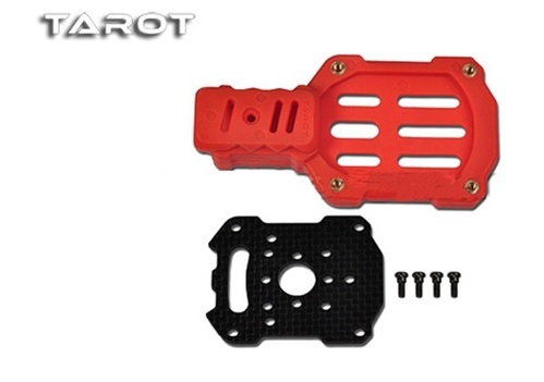 Tarot 690S - Soporte motor 16mm Rojo