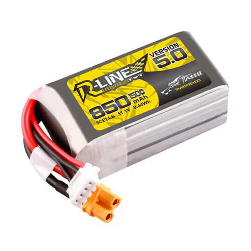 Batería LiPo TATTU R-Line V5.0 3s 11.1V 850mAh 150C (XT30)