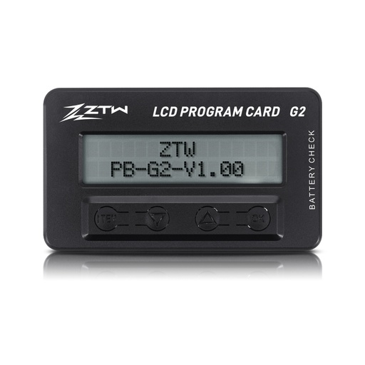 ZTW G2 ESC LCD Multifunction Program Card