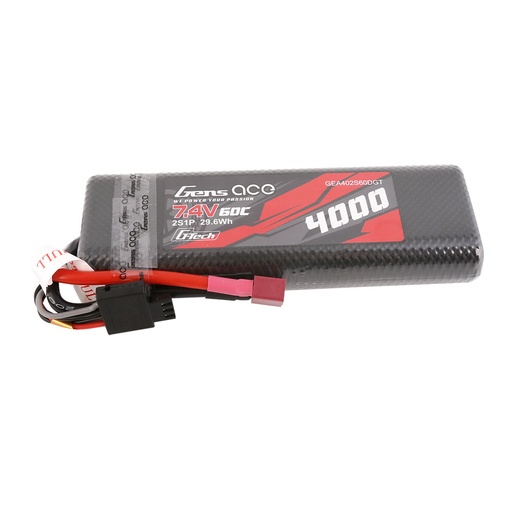 Gens ACE G-Tech 2s 7.4V 4000mAh 60C - HardCase