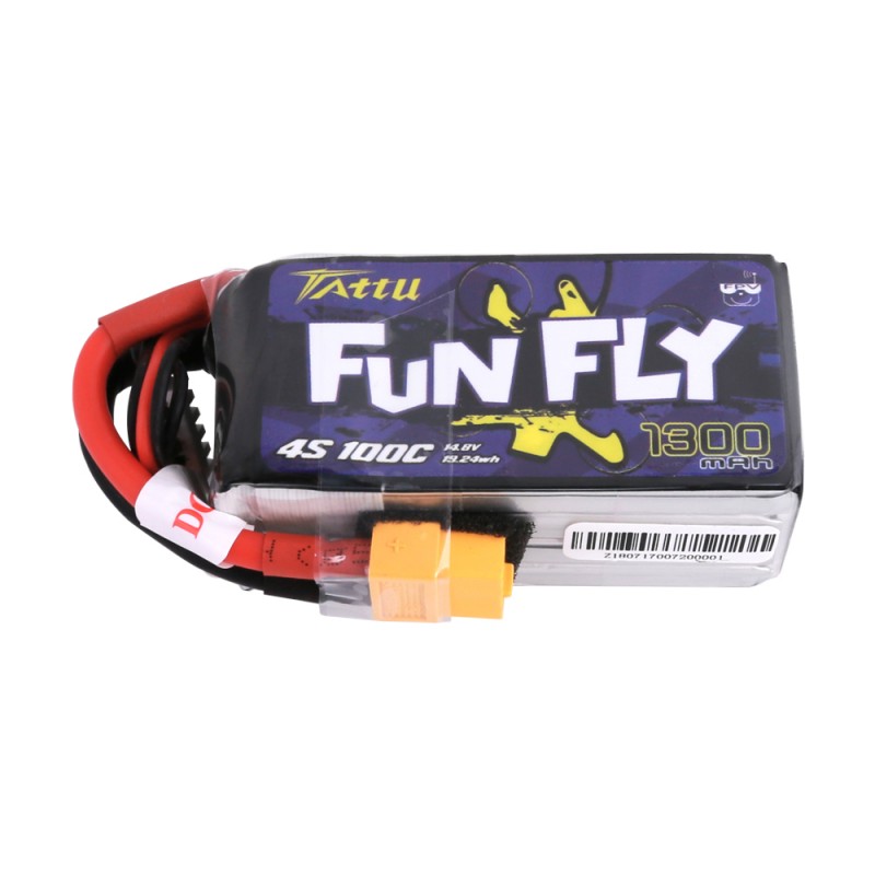 Batería LiPo TATTU FUNFLY 4s 14.8V 1300mAh 100C