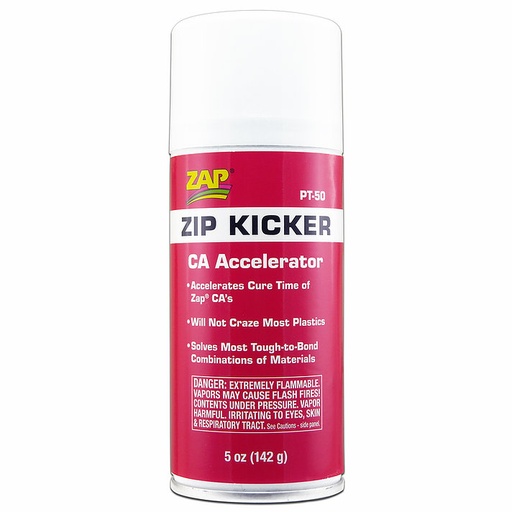 ZAP ZIP Kicker PT50 CA Accelerator Aerosol Spray 142g