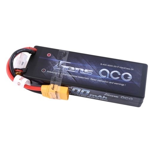 Batería LiPo Gens ACE 3s 11.1V 4500mAh 40C HardCase