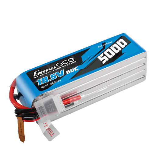Gens Ace 5000mAh 5S 18.5V 60C Lipo Battery
